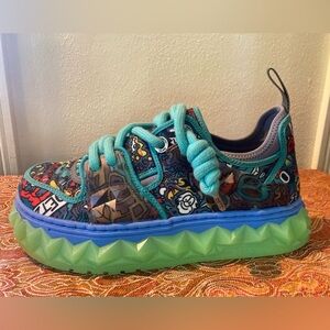 NEW OETZI Iceman MIXCE ARTISTIC PATTERN SNEAKERS - Size 45